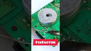 Industrial PCB Repair: Using Professional Solder Flux & Paste 🛠️#FixFactor #diy #soldering #howto