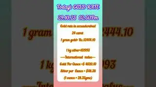 #todaysgoldrate#goldratetoday#goldvalue#silvervalue#latestgoldupdate#laxmidevi#gold#silver#goldtoday