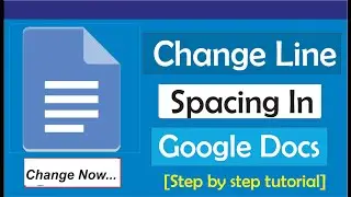 How To Change Line Spacing In Google Docs