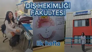 🦷DİŞ HEKİMLİĞİ FAKÜLTESİNDE İLK HAFTA🦷 / oryantasyonumsu~ kyk,çankırı ve üniversite deneyimlerim 🥴