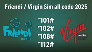 Virgin sim all code 2025 | Friendi Sim All Codes | Friendi Sim Ke Sabhi Codes Ke Bare Me Kaise Jane