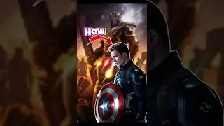 Did Captain America die when Thanos hit him in Avengers: Infinity War? || #shorts