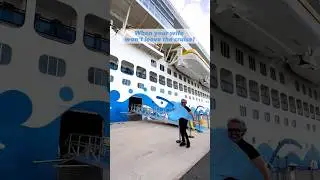 When your wife won't leave the cruise! #cruisetravel #cruisetime #cruisegram