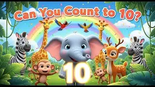 Can You COUNT to 10 with WILD Jungle Friends?
