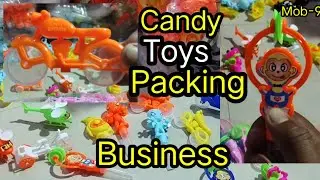 Candy Toys wholesale Business// Candy Filling Toys Packing Business #trending #business #candy#toys