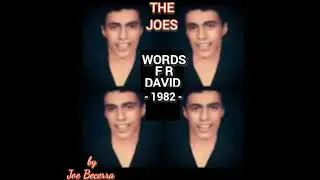 WORDS - F R DAVID - 1982 Edição: Joe Becerra