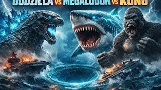 60-Min Monster Action Film: Blue Hole, Megalodon, Godzilla (Cinematic CGI)
