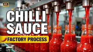 How Chilli Sauce Is Made in Factory | Step by Step Manufacturing Process