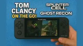 Tom Clancy on the Go! | Splinter Cell & Ghost Recon on Powkiddy X28 (GameCube Test)