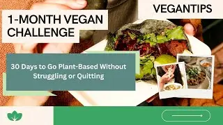1-Month Vegan Challenge &ndash; 30 Days to Go Plant-Based Without Struggling or Quitting
