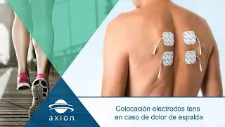 Colocación electrodos TENS para dolor de espalda | Electroestimulación TENS para terapia del dolor