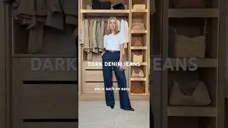 Три модели темных джинсов, о которых нужно знать каждому 👖 (ссылки в описании, LTK и на странице ...
