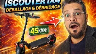 D&eacute;ballage trottinette iscooter ix4 800w et d&eacute;bridage