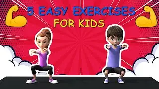 5 Easy Exercises for Kids | Fun Daily Workout at Home