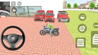 Franklin order by 1️⃣ Mahindra Thar and 2️⃣ Mahindra Scorpio in Indian 🇮🇳 bike Theft Auto simulator🎮
