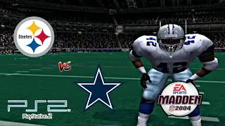 Madden 2004 | Steelers vs. Cowboys (PS2)