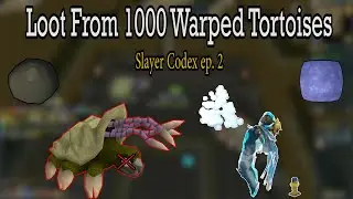 Loot From 1000 Warped Tortoises - Slayer Codex ep. 2 | RuneScape 3