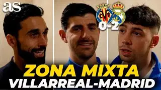 DECLARACIONES completas hoy tras el VILLARREAL 0 - REAL MADRID 2: COURTOIS, VALVERDE, ARBELOA...