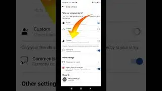 facebook story me only one person share kaise kare #shorts