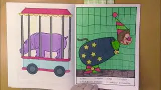 Completed Book: A Day at the Circus by Sachin Sachdeva (Adult Coloring)