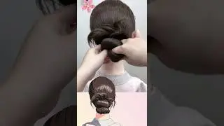 #Tie up the hair#Hair Tying tutorial#Chicken hair#Low bun hairstyle#Lazy and low bun