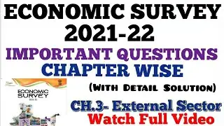 Economic survey 2021-22.Ch.3 Questions.#economicsurvey #upsc #pcs #bpsc #uppsc #psc #prelims #gk #gs