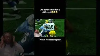 Old school madden is different #nfl #football #madden #madden25 #gaming