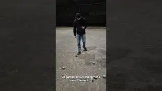 P&eacute;tanque: Shooting session by Cl&eacute;ment, concentration, breathing and self-control, well done!