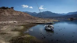 Sequ&iacute;a hist&oacute;rica. El dique Potrerillos tiene el nivel m&aacute;s bajo desde el 2003