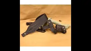WAYNE'S DOG No Drill Leather Rifle Sling with Stock Harness and Barrel Mount Universal #leather