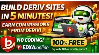 How to create your own deriv third part website without coding, in 5 minutes. 