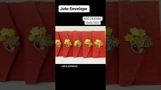 jute envelope moq 10pcs DMFORORDERS