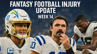 Fantasy Football Injury Update Week 14: Herbert, Gardner, and More