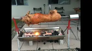 Pig On A Spit Roast