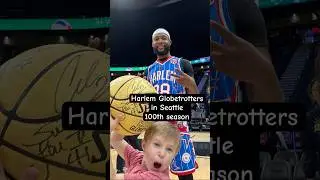 Harlem Globetrotters autograph session in Seattle @ClimatePledgeArena