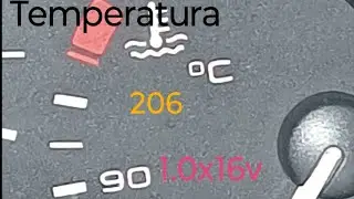 Temperatura correta do Peugeot 206 1.0 16v