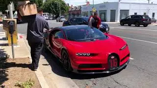 2019 Bugatti Chiron Sport loading Beverly Hills Geneva Show Car 4K