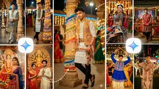 Trending Garba Look Ai Photo Editing Prompts | Google Gemini Navratri Ai Photo Editing