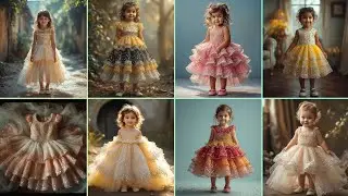 Beautiful Kids Party Dress Collection 2025 | Gorgeous Baby Frock Designs for Girls