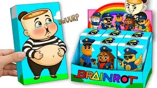 UNBOXING The ESPRESSONA SIGNORA Prisoner!☕ Open All ITALIAN BRAINROT MYSTERY BOX 🎨 Paper DIY