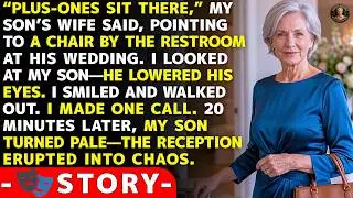 “That’s Where Plus-Ones Sit,” My Son’s Wife Said—Pointing To A Folding Chair Beside The Restroom
