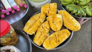 Roadside Market in Kampong Speu Province, Cambodia 