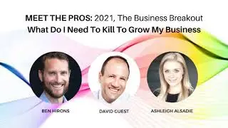 Meet the pros with Ashleigh Alsadie, Ben Hirons and David Guest