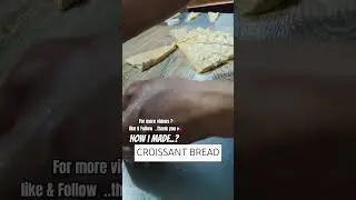 HOW TO MAKE CROISSANT BREAD design..? #bread #croissant #pastry #bakingrecipes #cake #baking #food