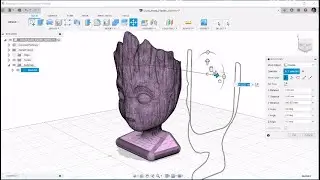 Fusion 360: Подгонка кривых к сетке для обратного проектирования