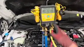 REFRIGERANT RECOVERY 2019 Honda Civic SI  Fieldpiece  MR45 Recovery , SM480V Gauges, VPX7 Vacuum ￼