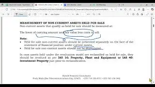 IFRS 5 Non Current Assets held for Sale and Discontinued Operations Part 1
