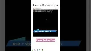 How Redirect works in Linux #linux #linuxcommands #linuxredirection