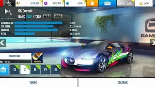 Asphalt 8 : DS Survolt (unboosted) Season-3 Barcelona (1:13:095) 30fps