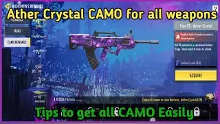 Easy way to get Aether Crystal CAMO for all weapons